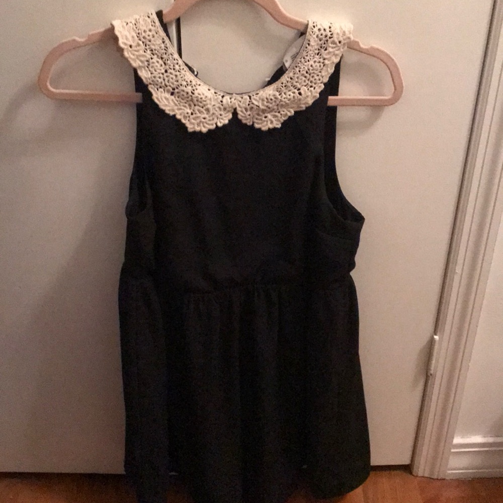 Urban Outfitters Size S black chiffon romper